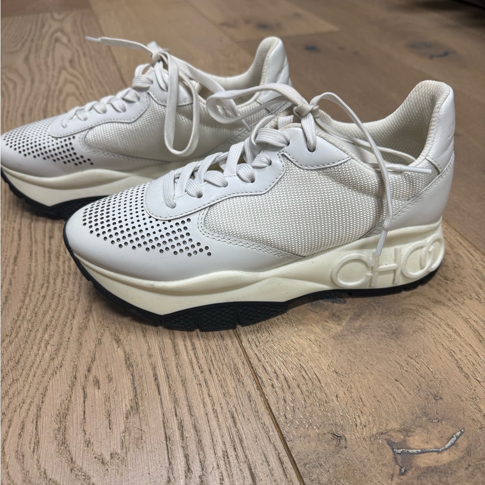 Jimmy Choo White Sneakers